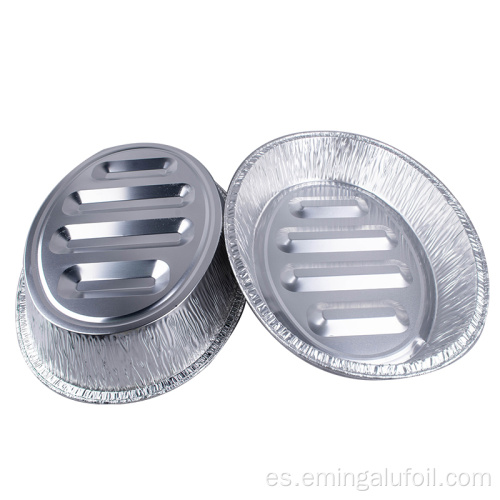 Molde para hornear de papel de aluminio de forma ovalada de 6800 ml